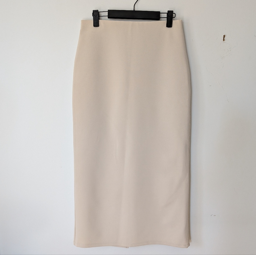Primark Cream Pencil Skirt for Women